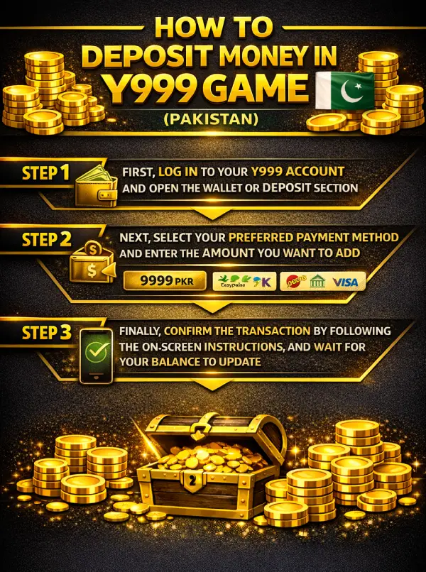 How To Deposit Money In Y999 Game (Pakistan)