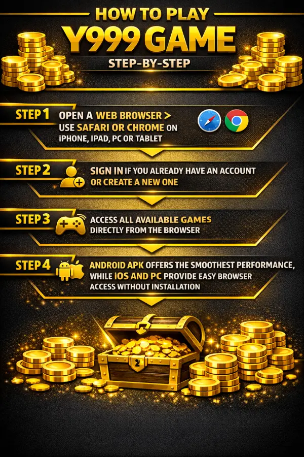 How To Play Y999 Game Step-By-Step